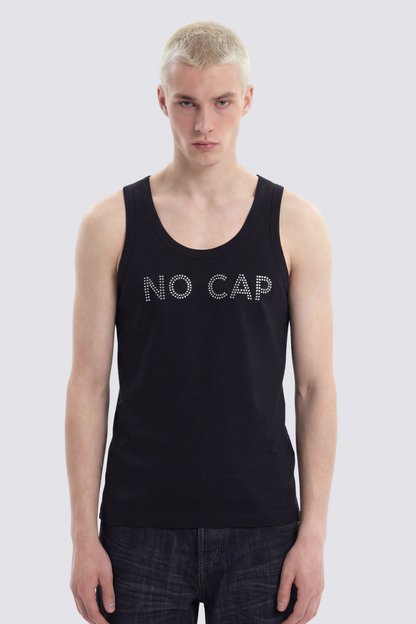 Optical Indulgence Rhinestone Tank Top