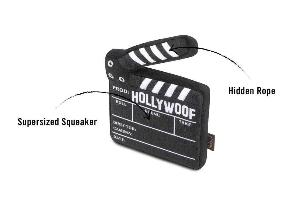 Hollywoof Doggy Director Board Dog Toy