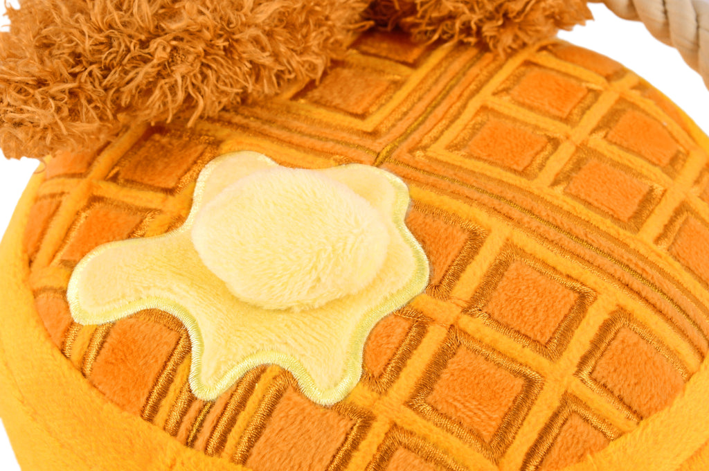 Barking Brunch Chicken & Wooffles Plush Dog Toy
