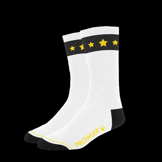Prowler Gold Star Socks White Yellow Black