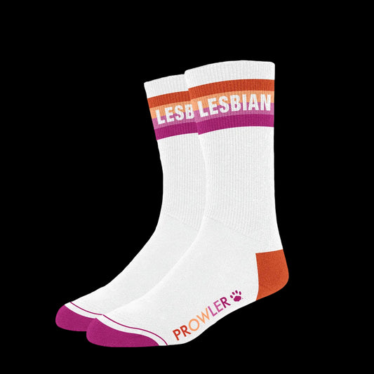 Prowler Lesbian Socks White Purple Orange