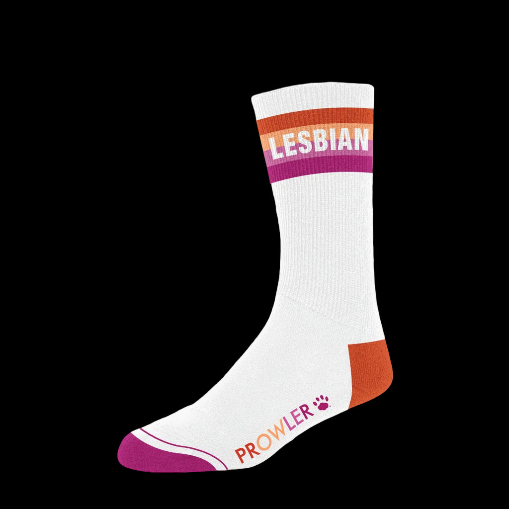Prowler Lesbian Socks White Purple Orange