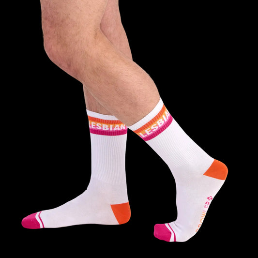 Prowler Lesbian Socks White Purple Orange
