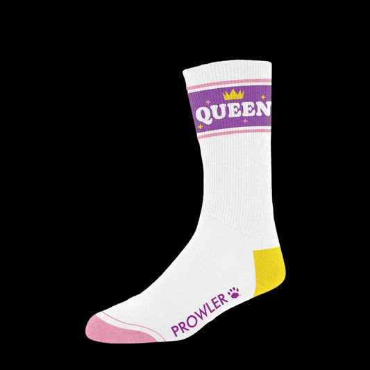 Prowler Queen Socks White Purple Yellow