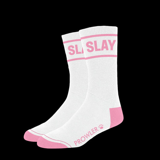 Prowler Slay Socks White Pink