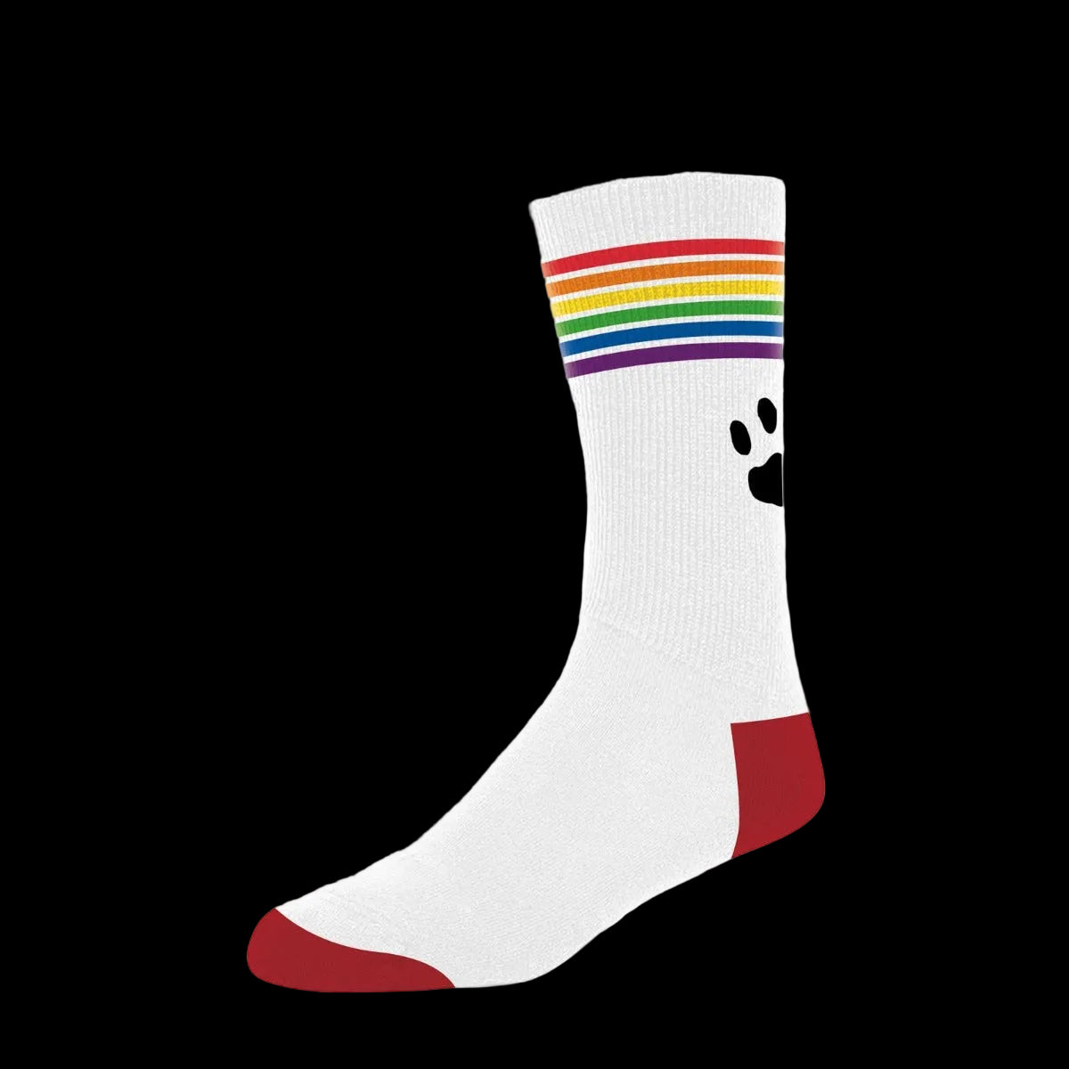 Prowler Pride Socks White Rainbow
