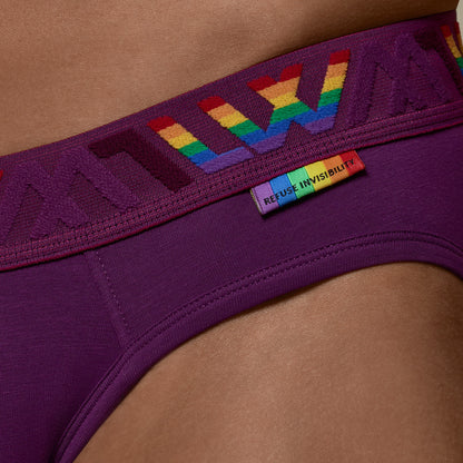 VISIBLY BIKINI BRIEF PRIDE - PURPLE