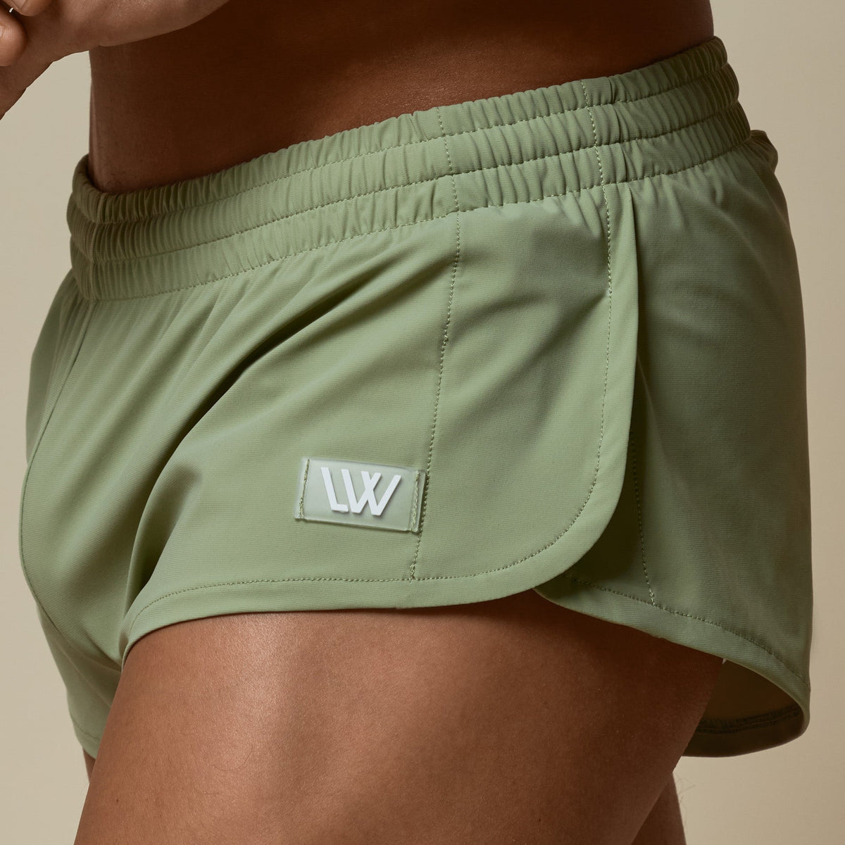 SWIM HYBRID SHORT - SAGE GREEN