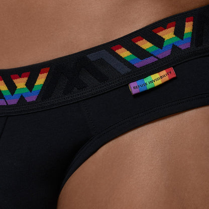 VISIBLY BIKINI BRIEF PRIDE - BLACK