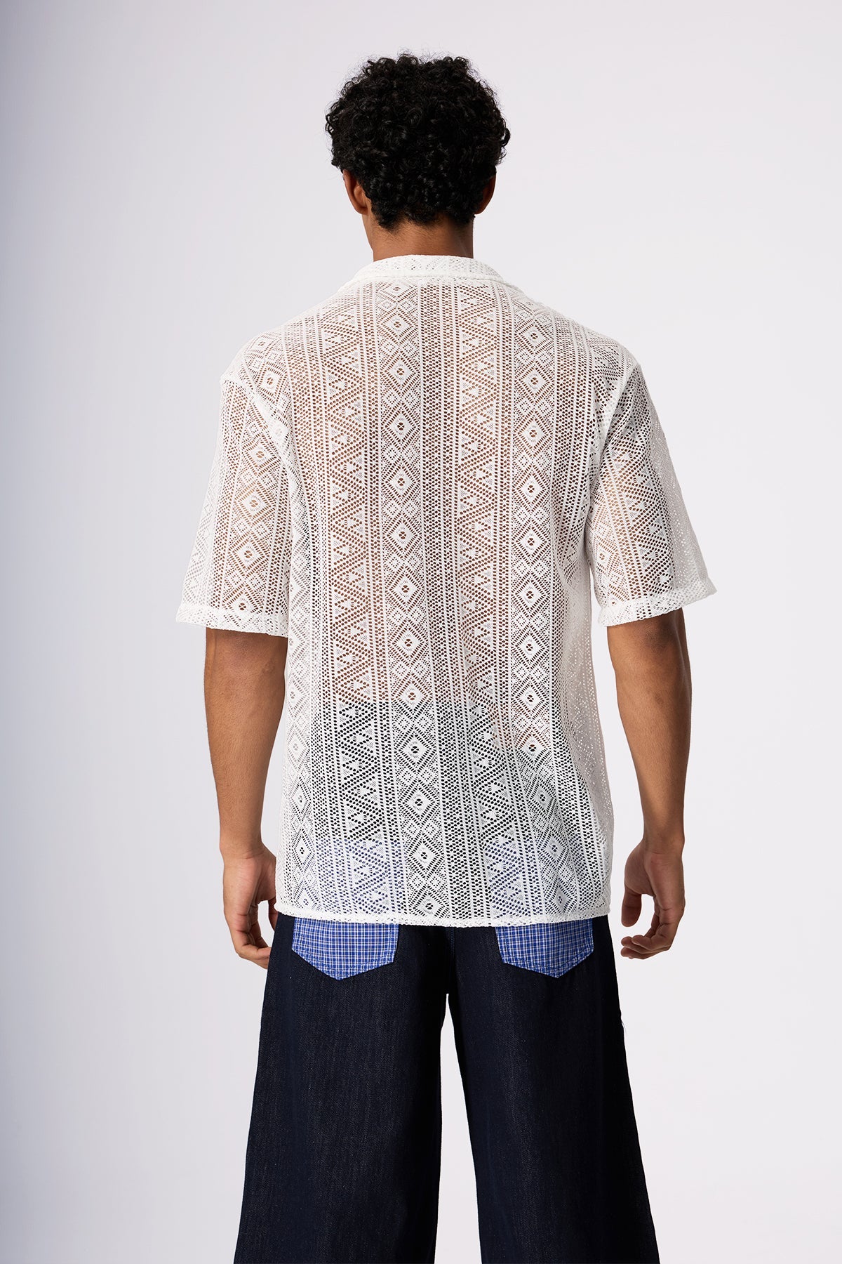 Pale Shine Lace Shirt