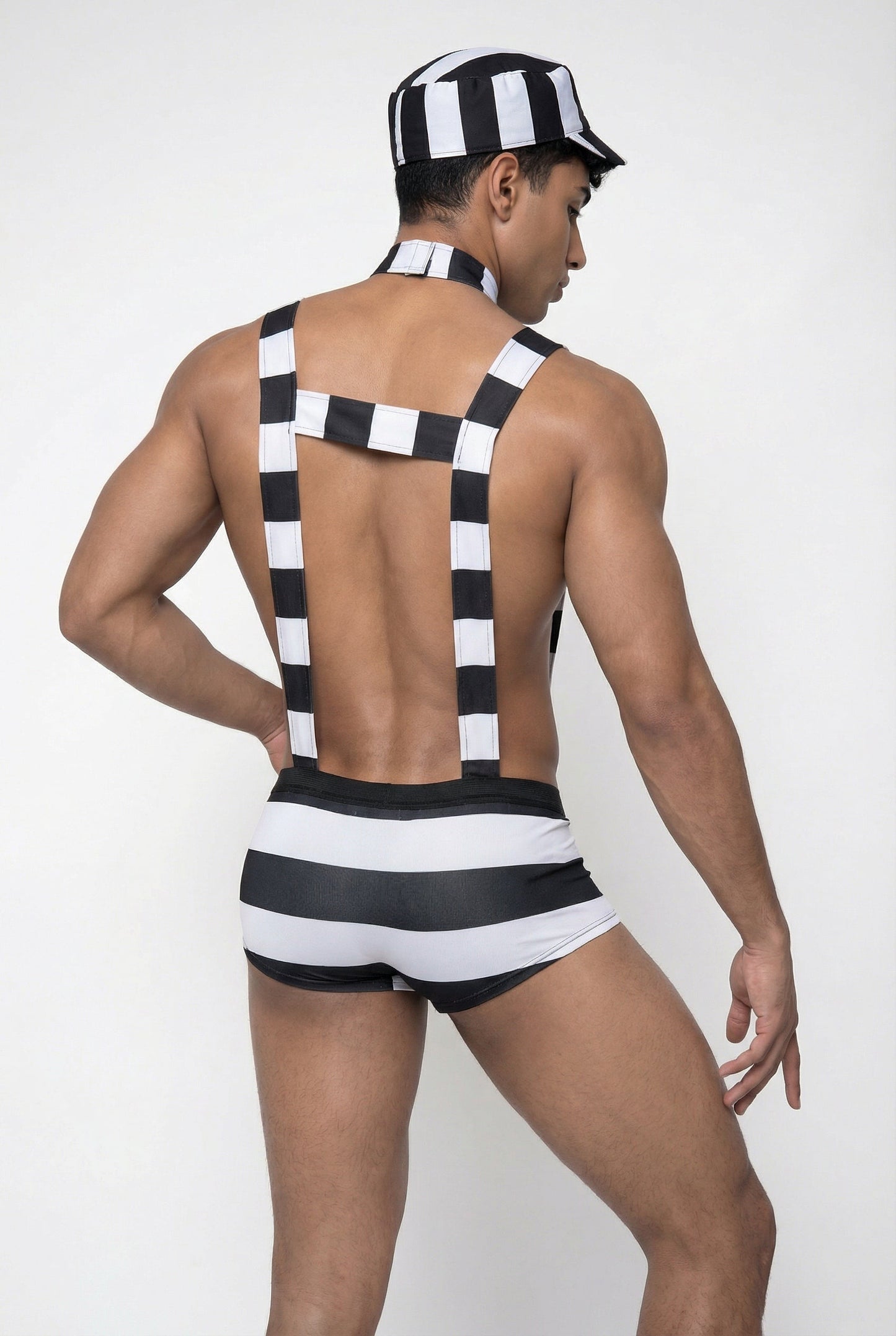 Pale Symbol Stripe Shorts Set