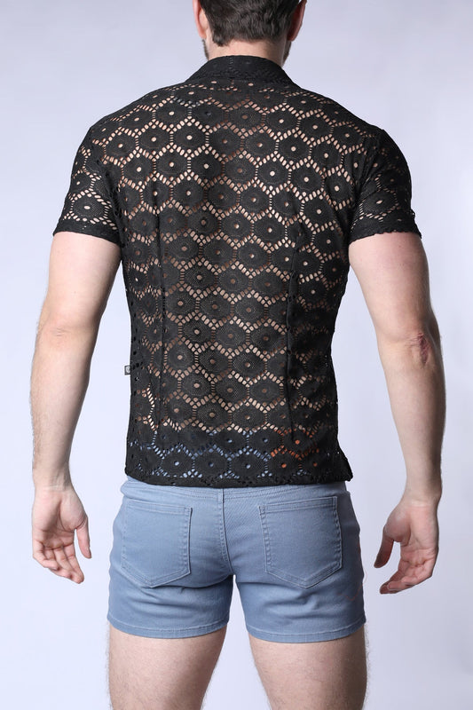 Palermo Button Down Mesh Shirt