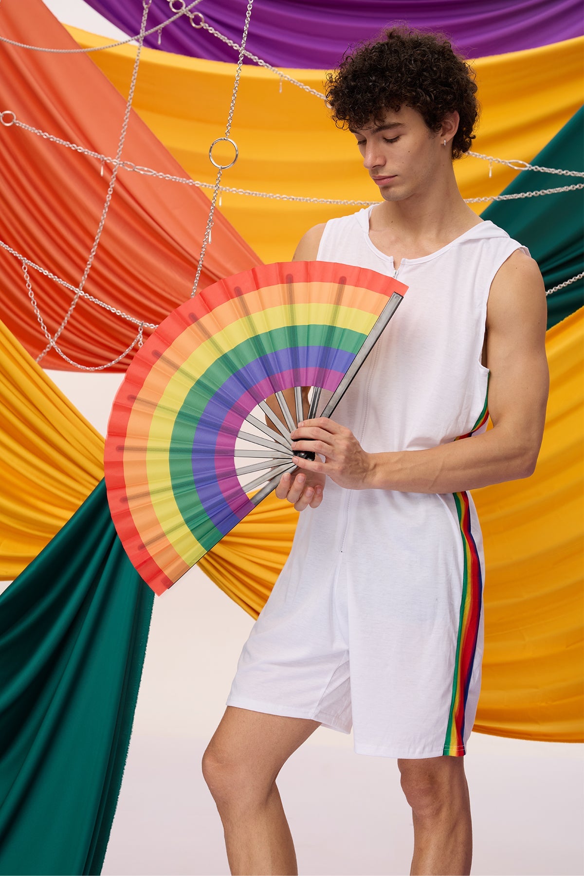 Parade Spark Rainbow Fan
