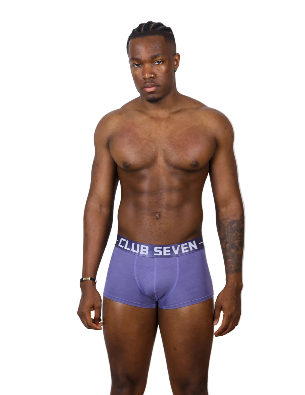 LUXE Cotton Trunks Purple