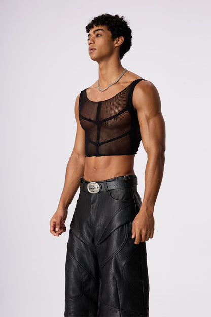 Phase Glint Fishnet Pants Set