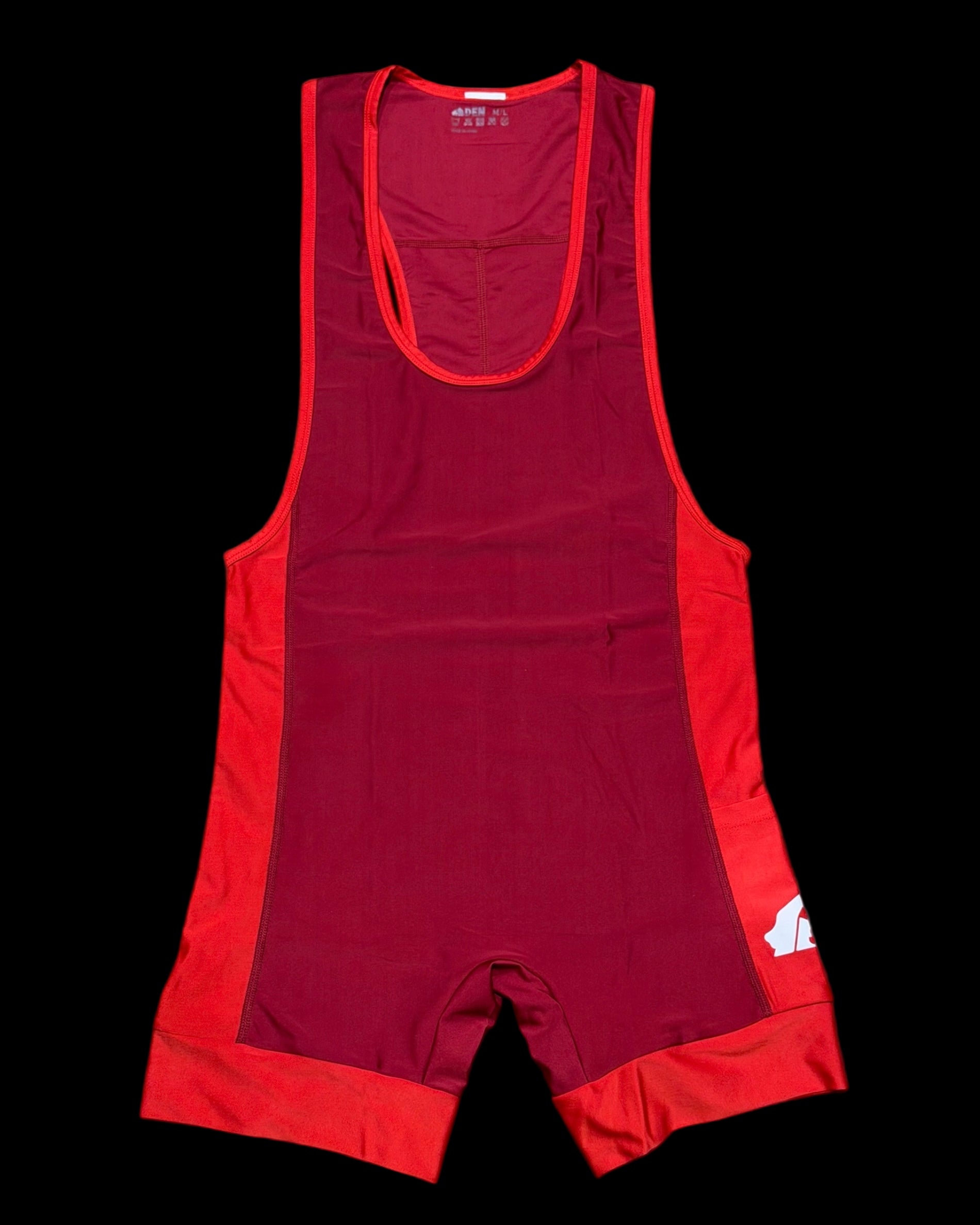 DEN CORE Wrestling Singlet - Burgundy
