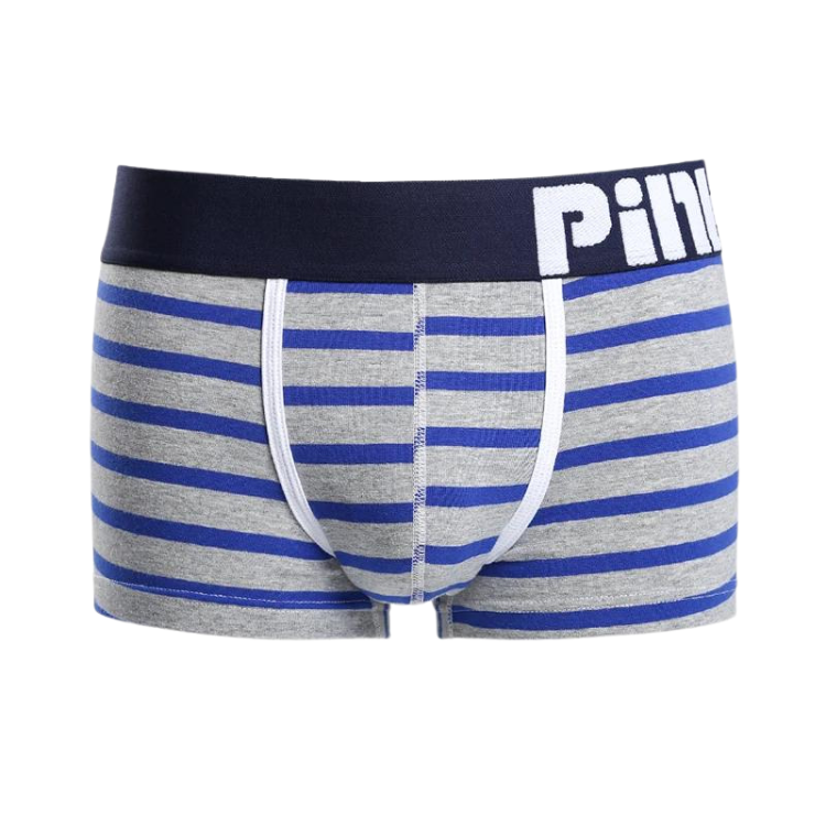 Pink Hero Simple Striped Boxers