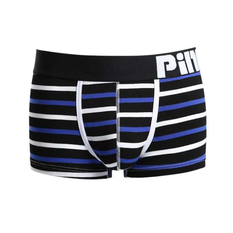 Pink Hero Simple Striped Boxers