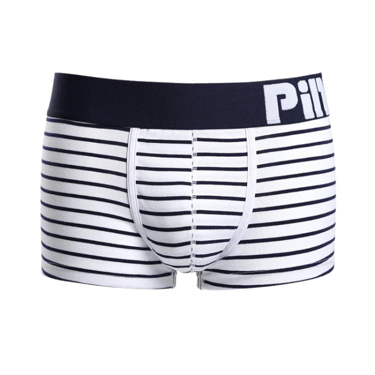 Pink Hero Simple Striped Boxers