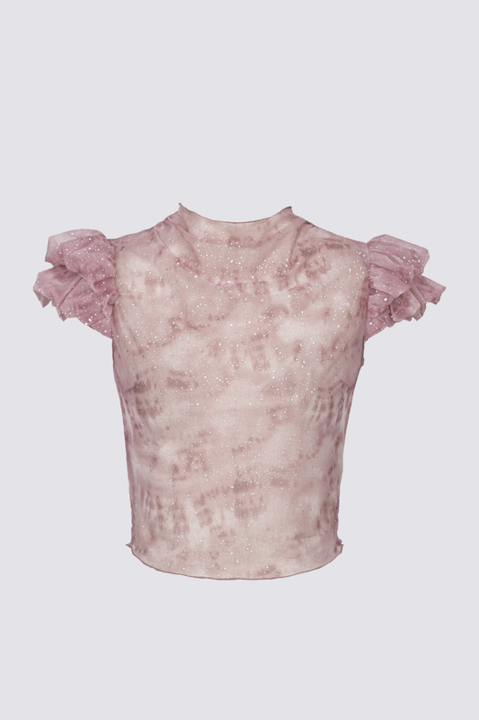 Pixel Love Sequin Top