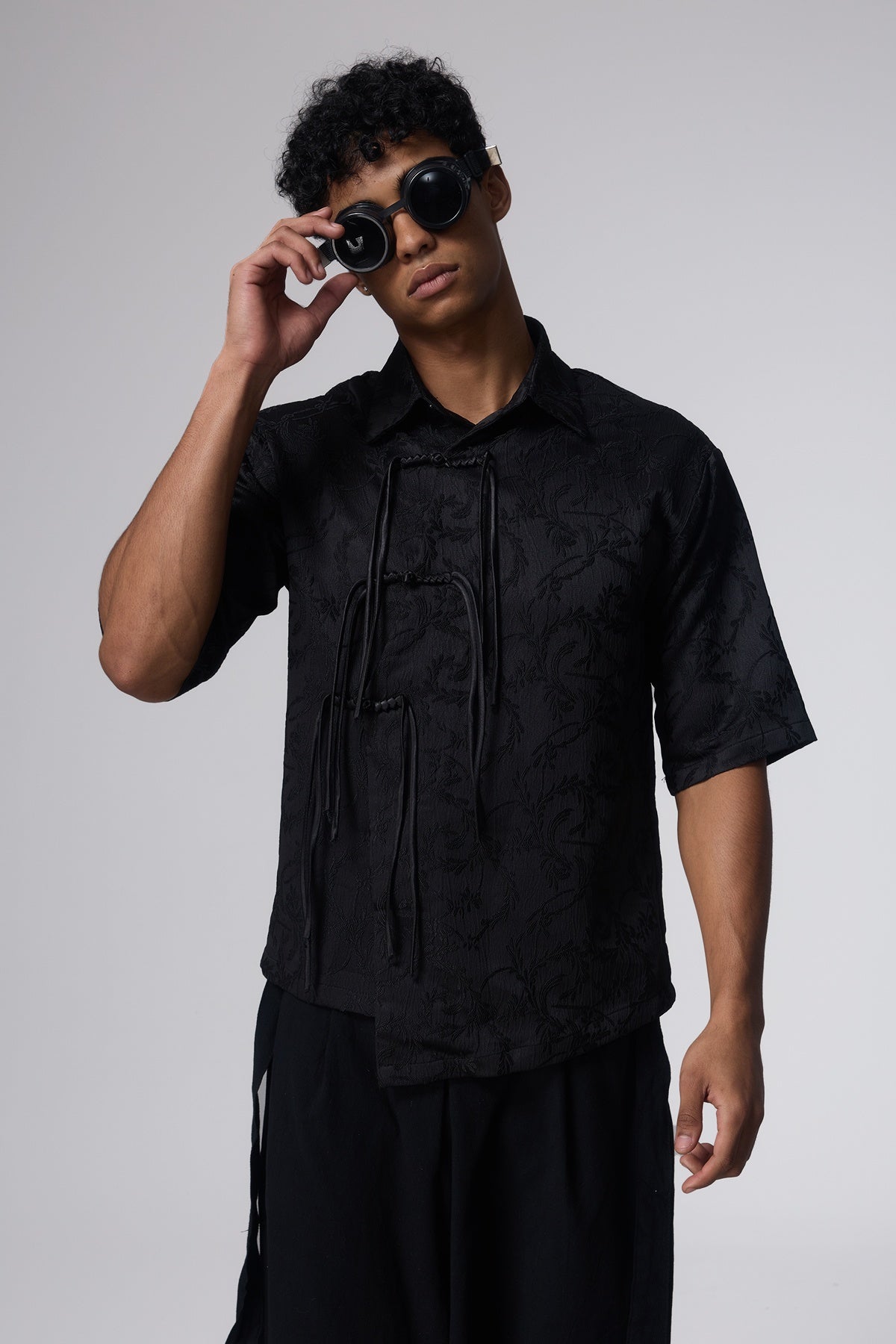 Plain Shell Jacquard Shirt