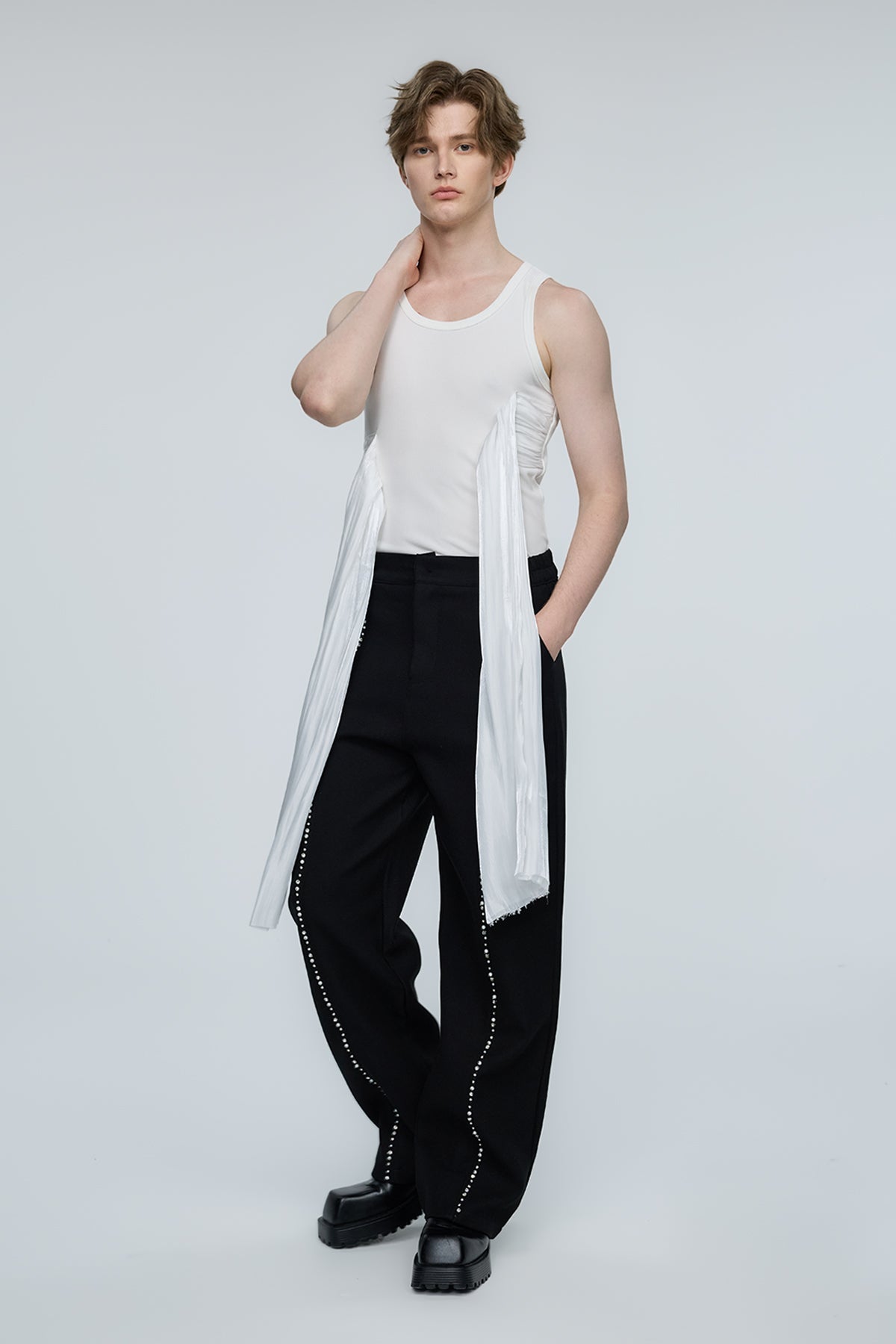 Plasma Glide Flowing Ribbon Tank Top