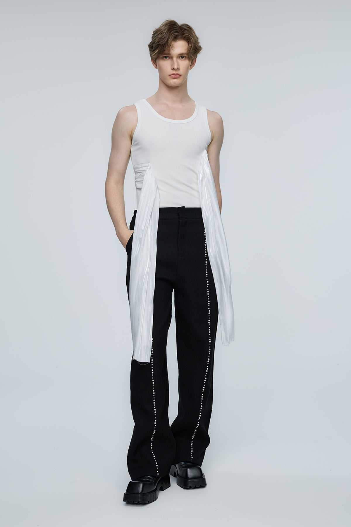 Plasma Glide Flowing Ribbon Tank Top