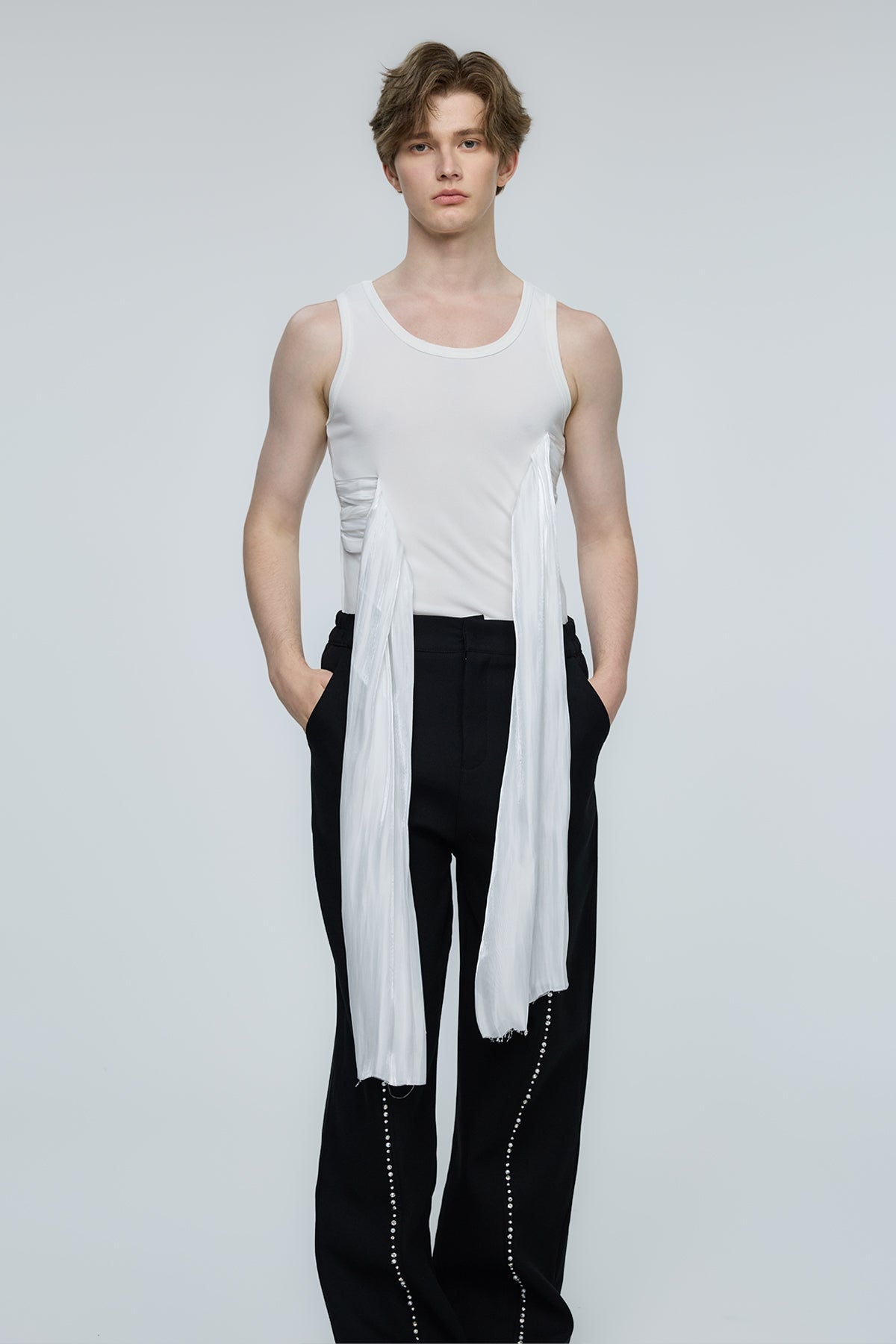 Plasma Glide Flowing Ribbon Tank Top