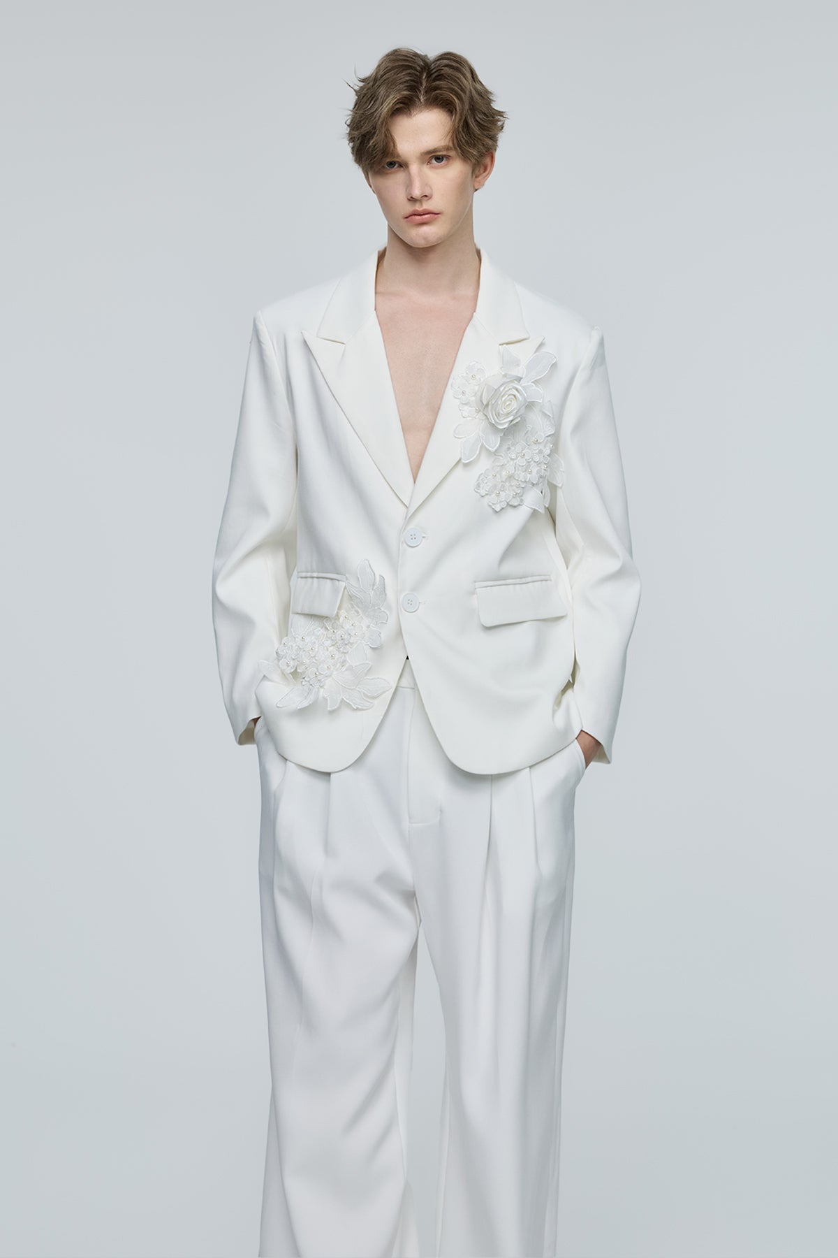 Plasma Pride Embroidery Floral Jacket
