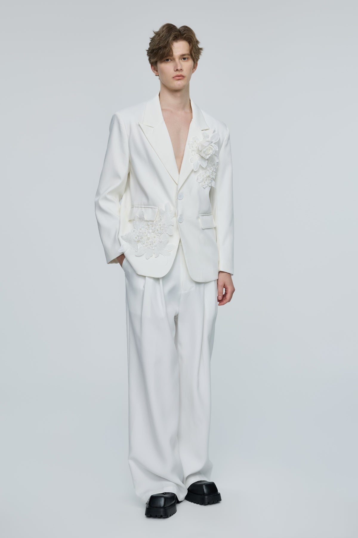 Plasma Pride Embroidery Floral Jacket