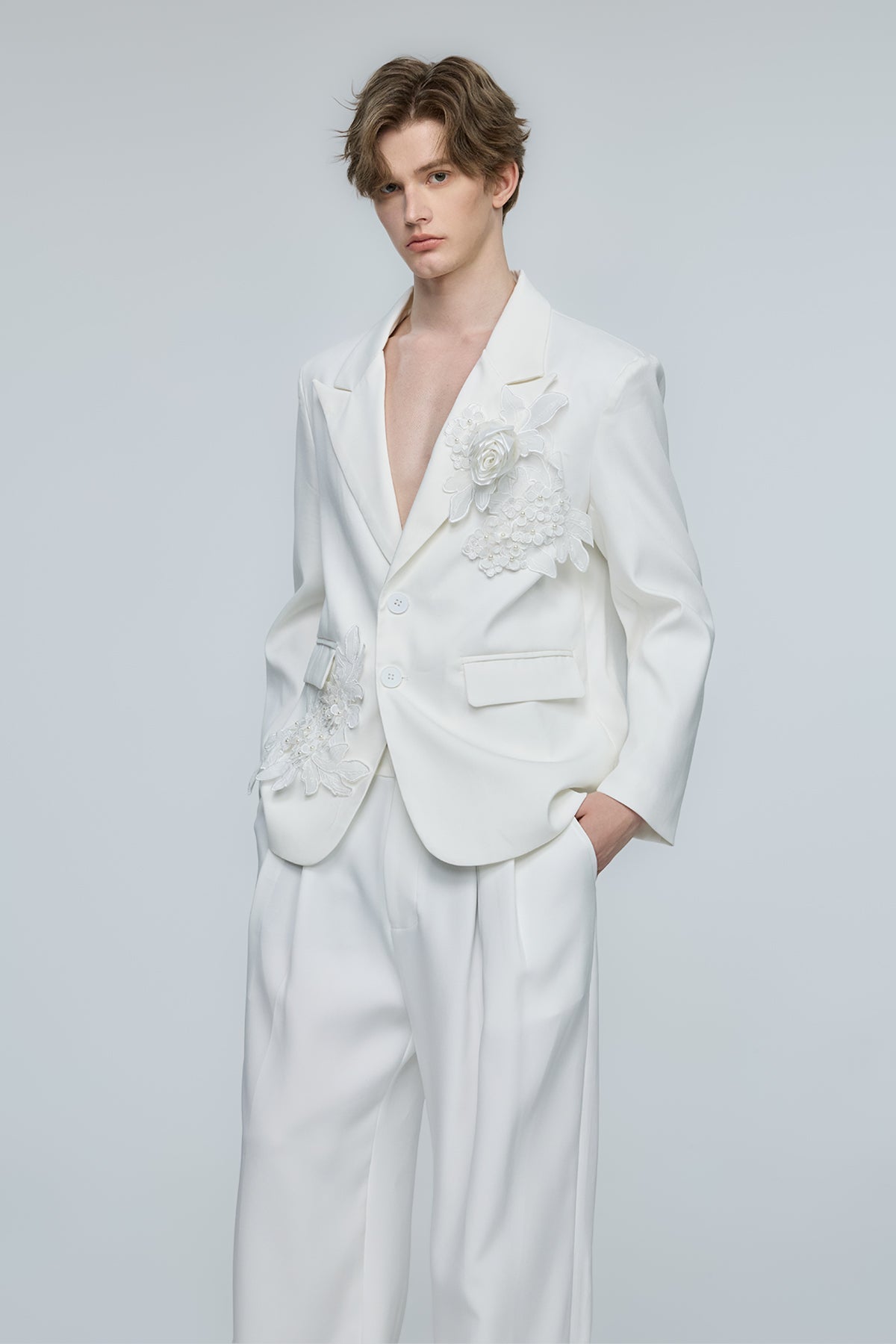 Plasma Pride Embroidery Floral Jacket