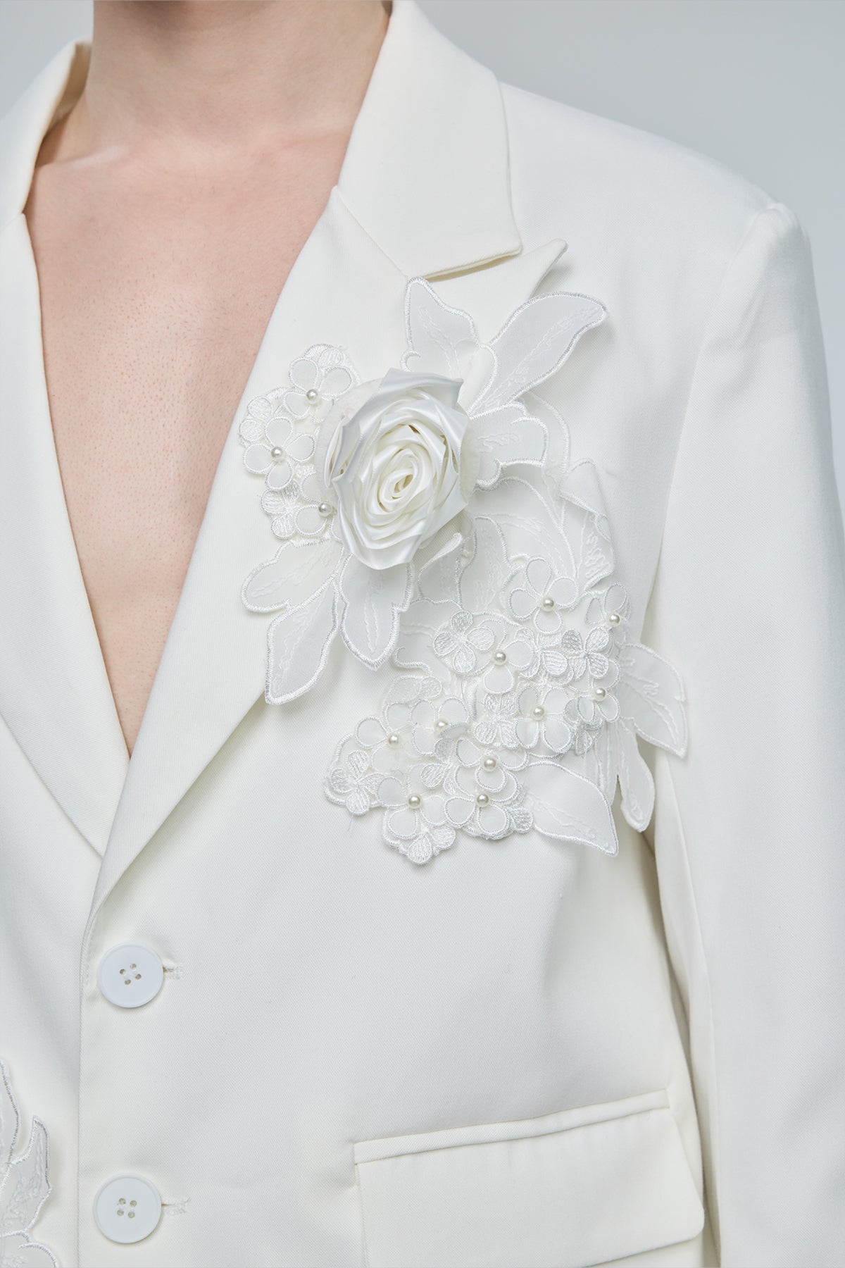 Plasma Pride Embroidery Floral Jacket