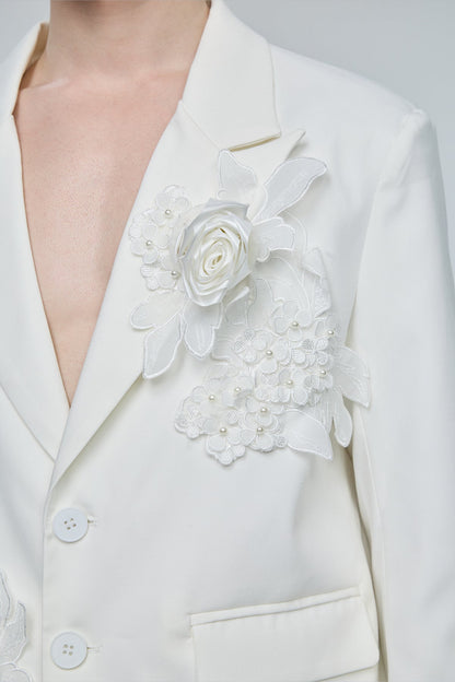 Plasma Pride Embroidery Floral Jacket