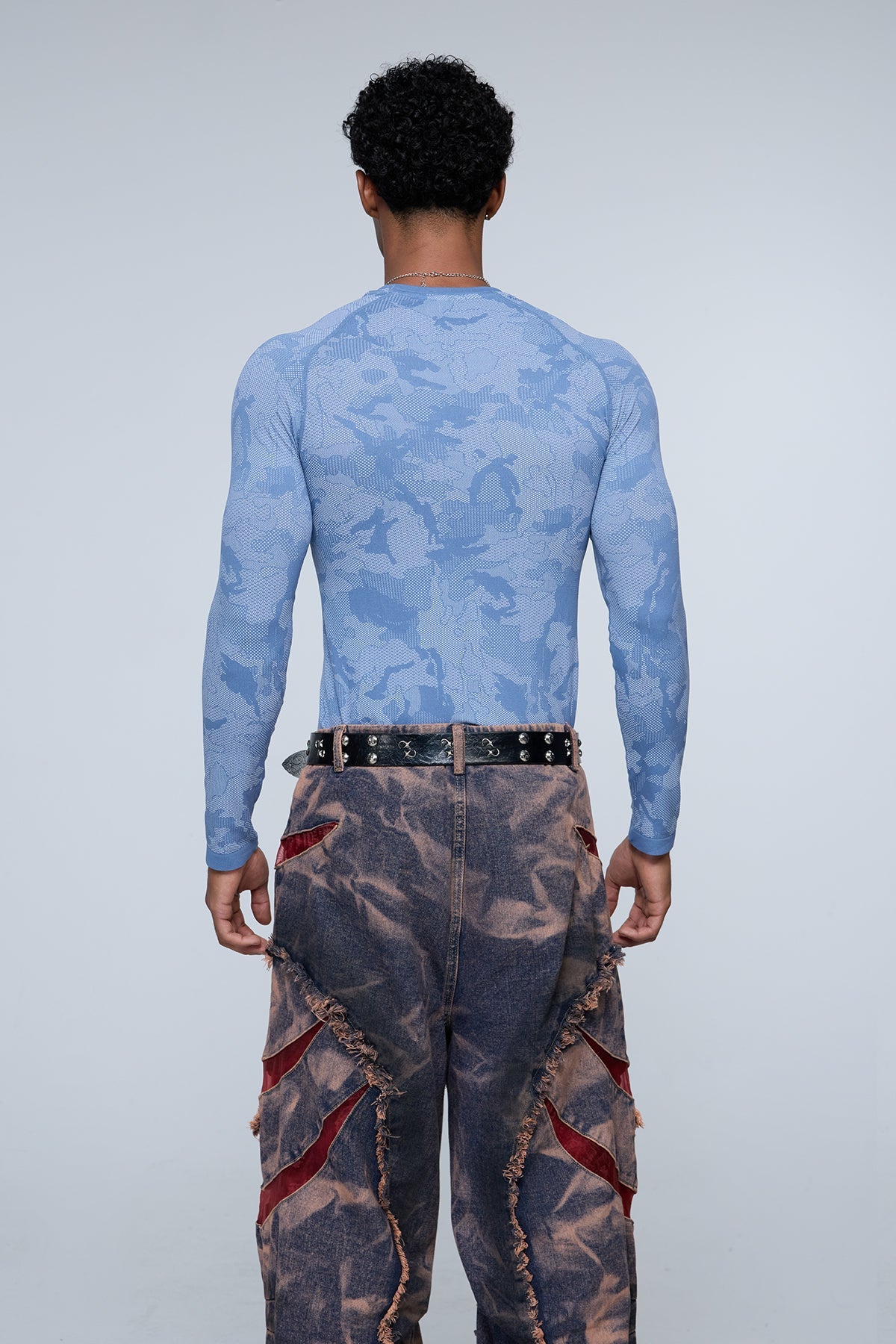 Plastic Crush Long Sleeve Top