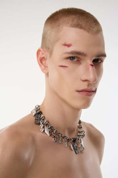 Plastic Rush Punk Necklace