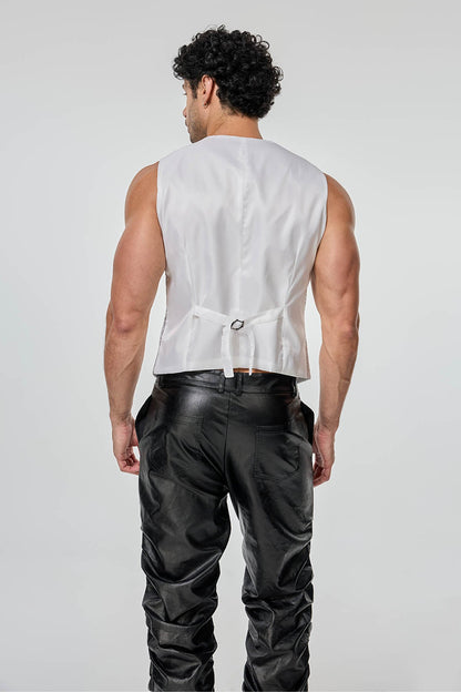Polished Radiance Sequin Vest
