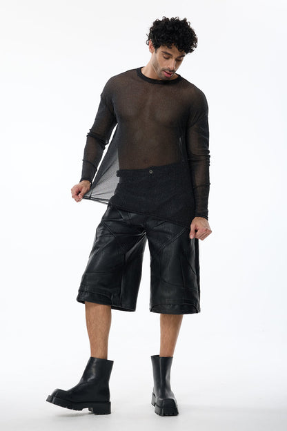 Power Blend Long Sleeve Glitter Top