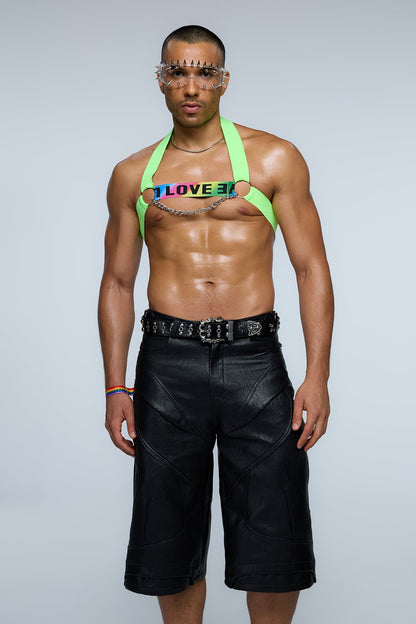 Precise Restraint Print Chain Harness