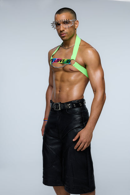 Precise Restraint Print Chain Harness