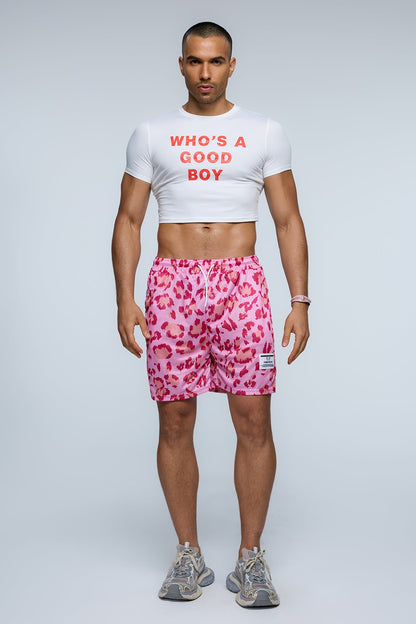 Predator Ease Leopard Print Shorts