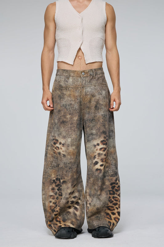Predator Trace Leopard Barrel Jeans