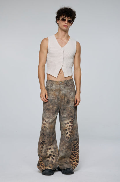 Predator Trace Leopard Barrel Jeans