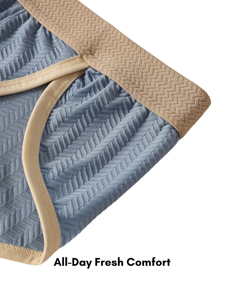 2 Pack Men's Breathable High-Stretch Seamless Comfort Odor-Control Briefs