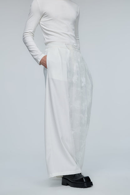 Prism Flow Tulle Wide Leg Pants