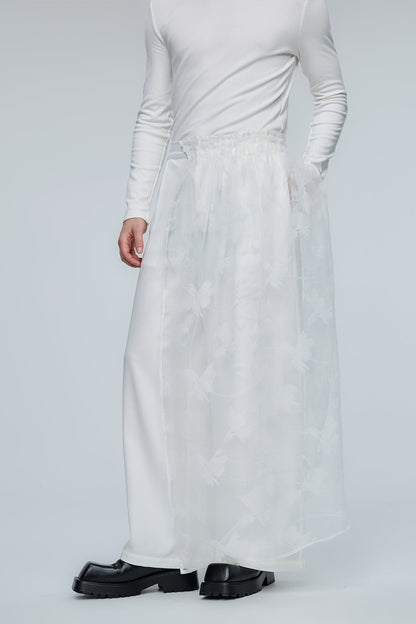 Prism Flow Tulle Wide Leg Pants