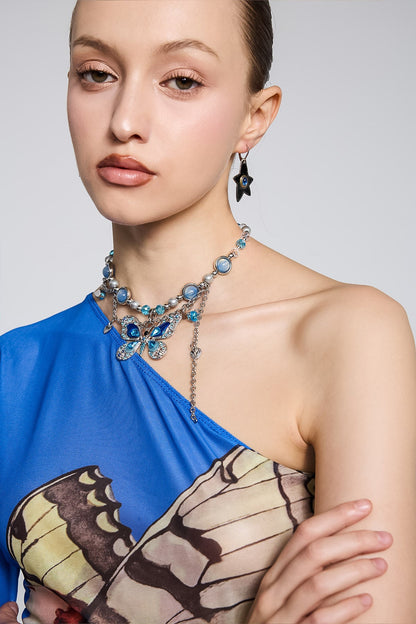 Prism Flux Butterfly Necklace