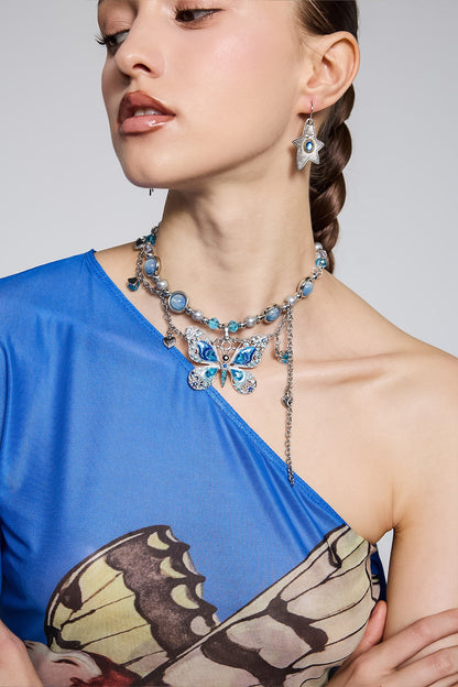Prism Flux Butterfly Necklace