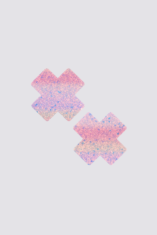 Prismatic Luxury Cross Nipple Covers