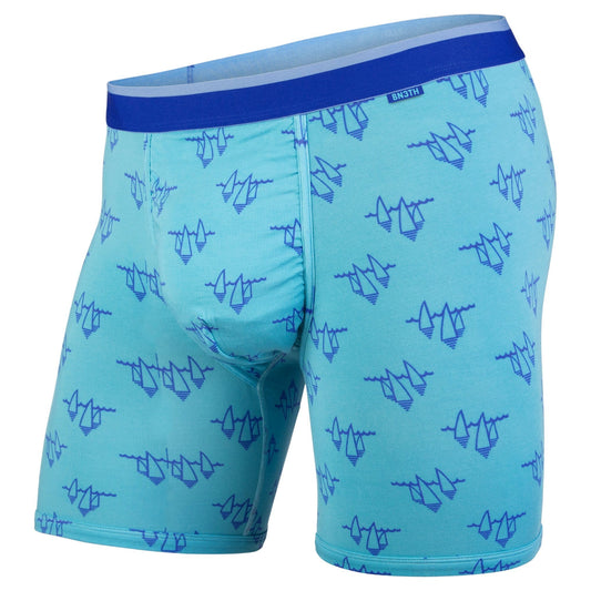 MENS CLASSIC BOXER BRIEFS: REGATTA CARIBBEAN BLUE