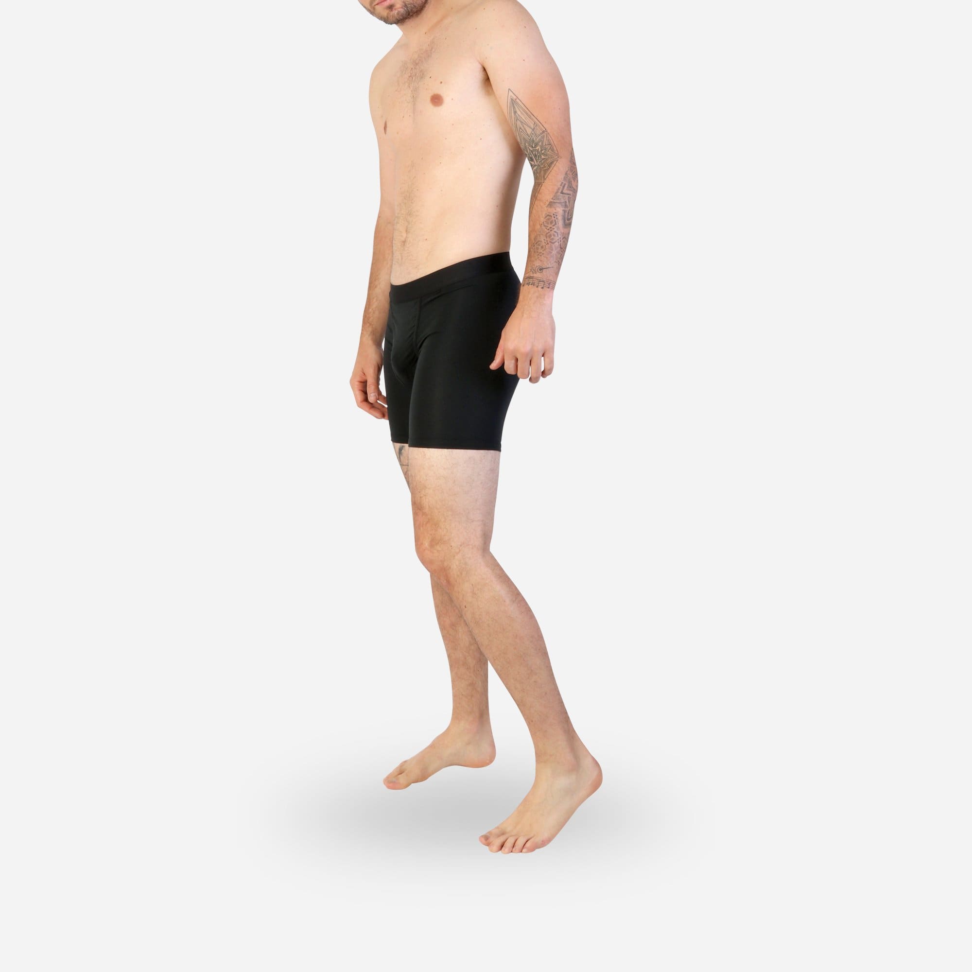 MENS CLASSIC BOXER BRIEF: BLACK